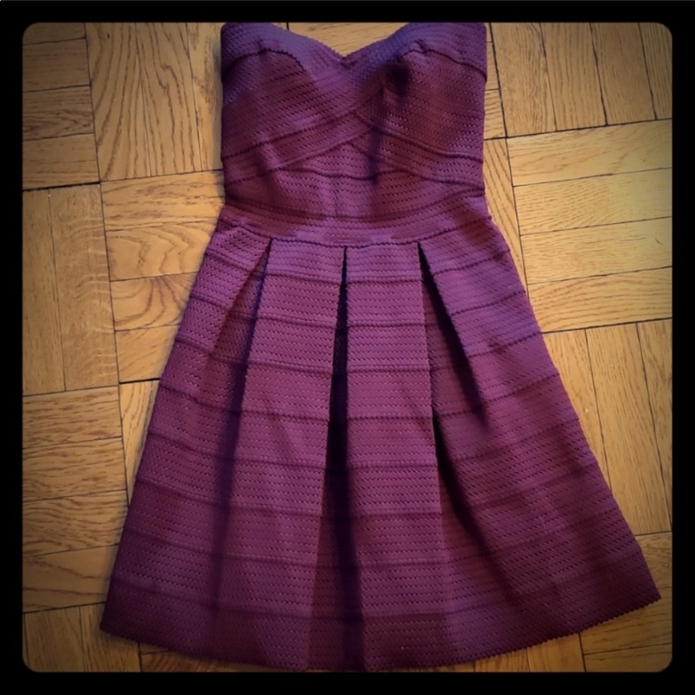 Express maroon knit dress
